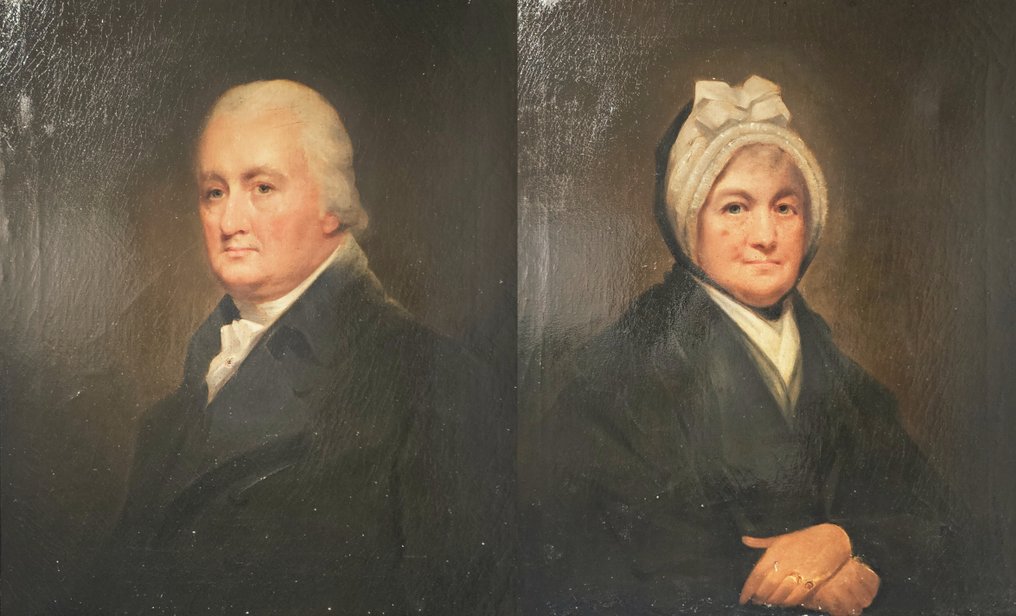 Britische Schule (XVIII) - Ritratti di James Erskine e Lady Christian Bruce #1.0