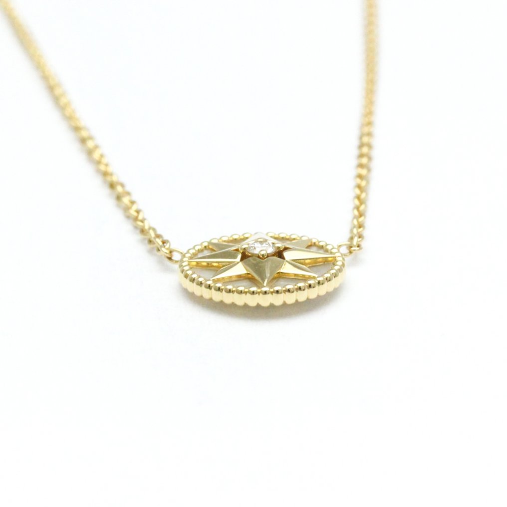 Christian Dior - 吊墜頸鏈 - 18 克拉 黃金 #4.3