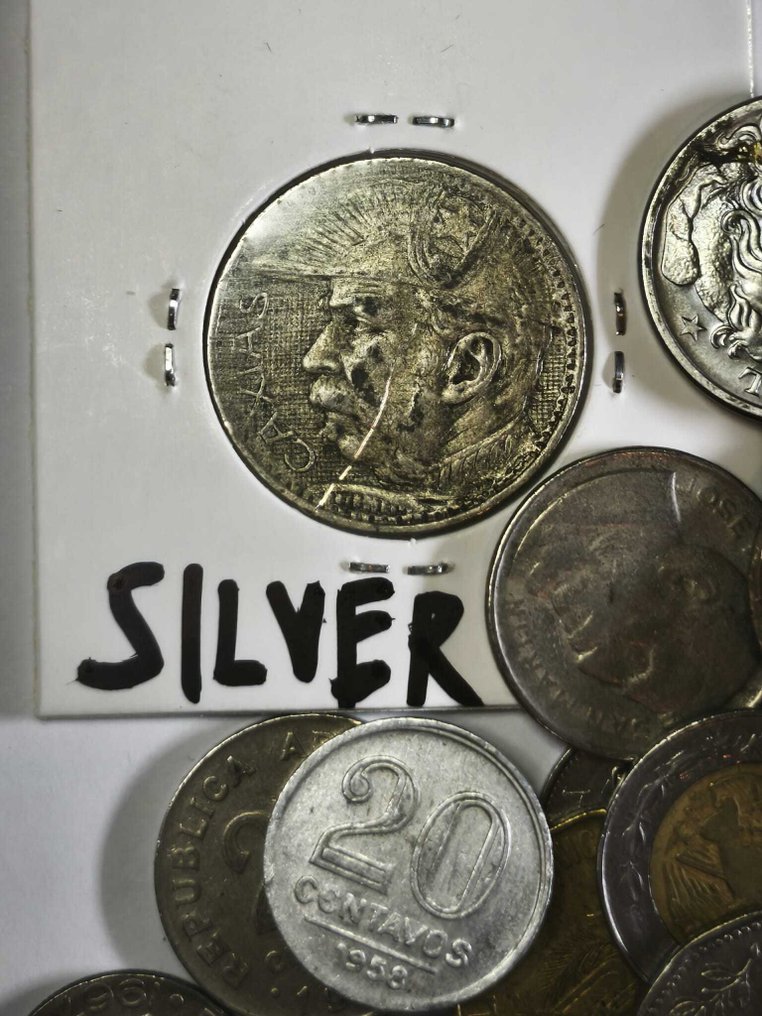 中美洲和南美洲. Lot of 50+ coins 1934 till today  (沒有保留價) #1.0