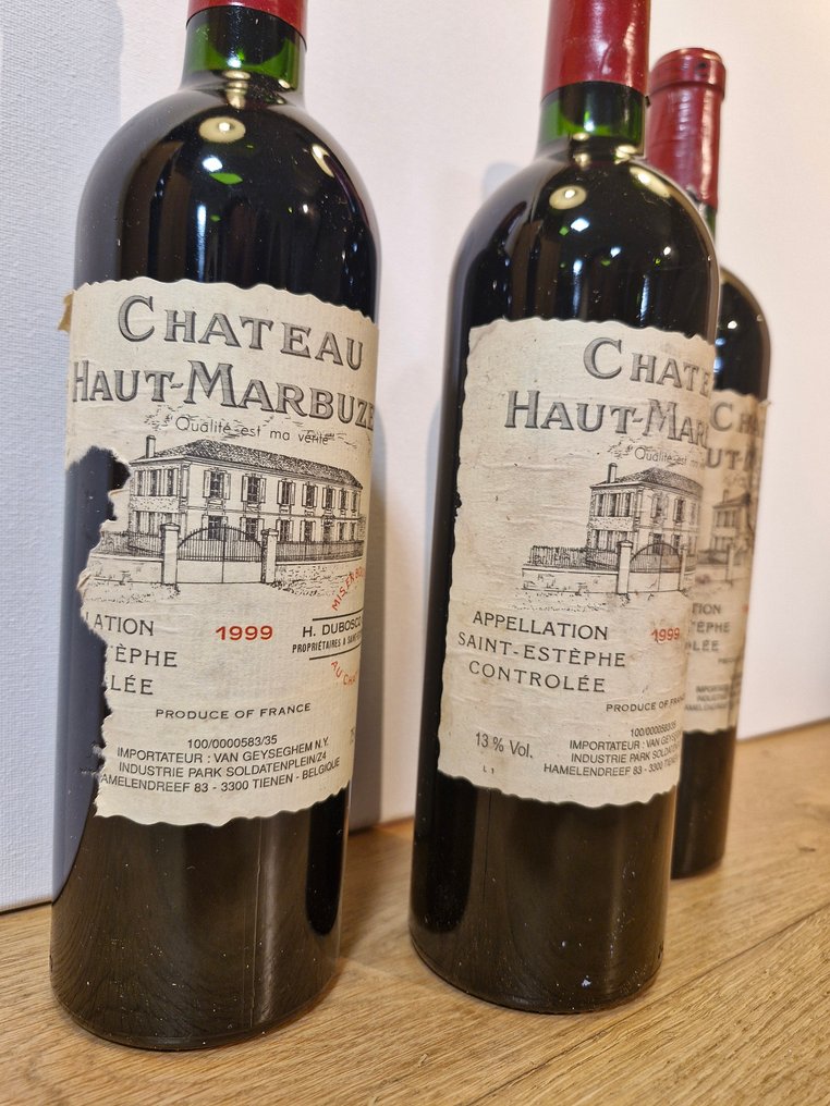 1999 Chateau Haut-Marbuzet - Saint-Estèphe - 3 Bottles (0.75L) #2.1
