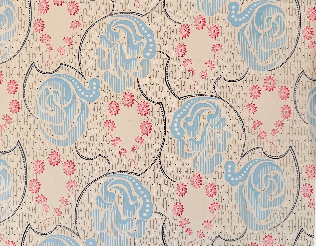 École russe (XX) - Nuages d'azur et constellations florales #1.0