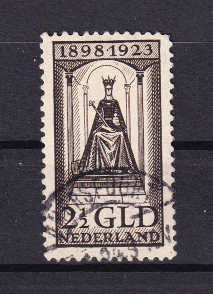 Ολλανδία 1923 - 25η επετειακή επέτειος διακυβέρνησης της Βασίλισσας Wilhelmina - NVPH 130 #1.0