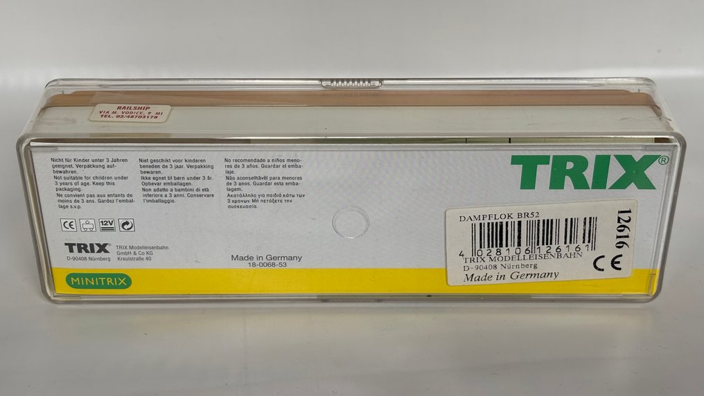 Minitrix N - 12616 - 連煤水車的蒸汽火車 (1) - BR52 具备冷凝功能的空调 - DB #3.2