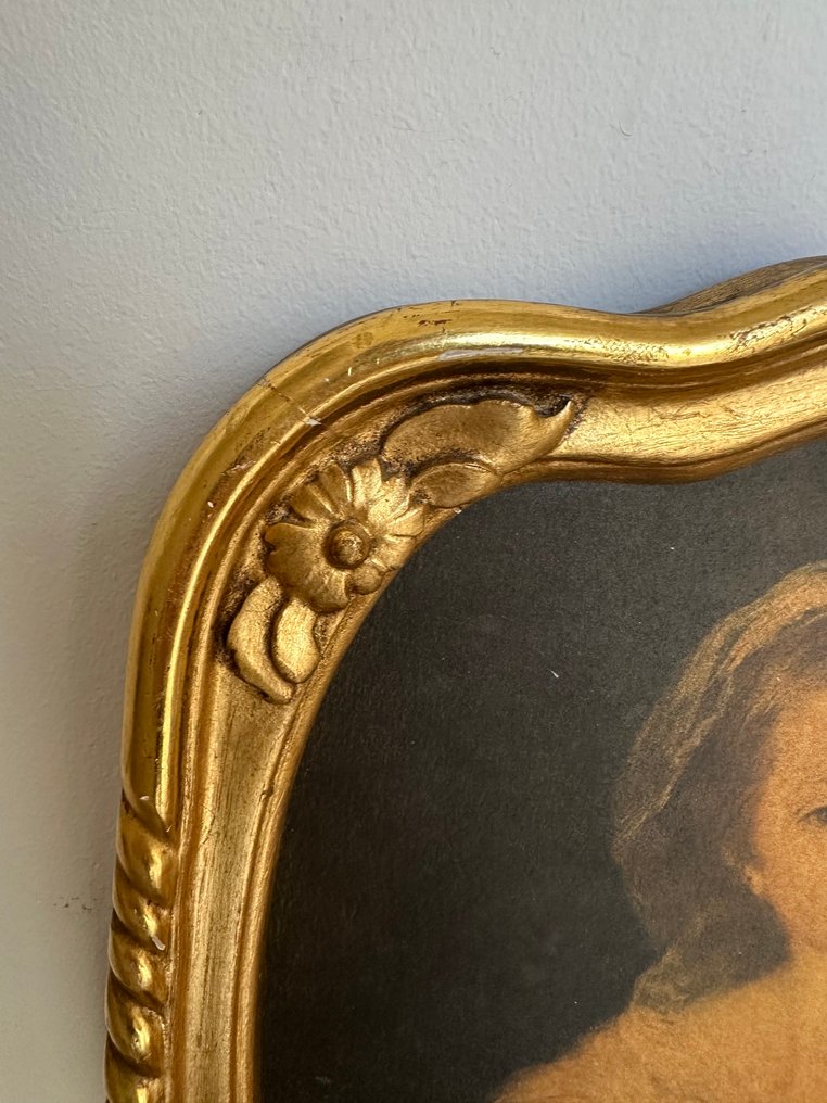 Cadre  - Bois, feuille d'or - Corniche en feuille d'or #3.2