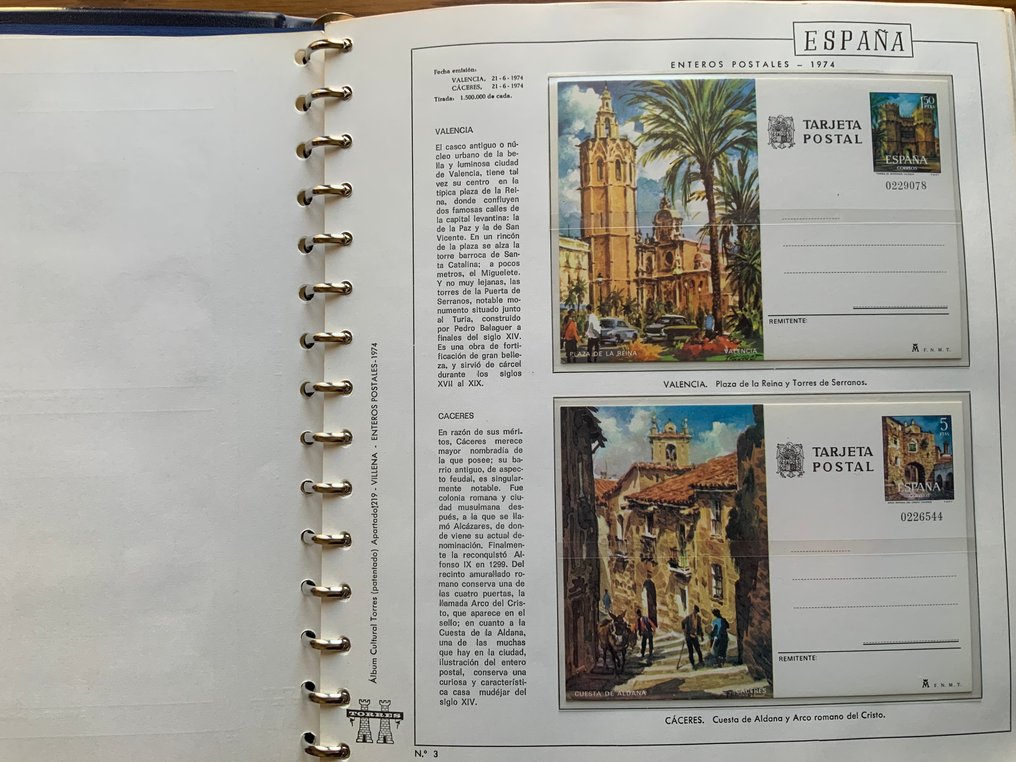 Spanien 1973/2024 - Große Sammlung von Postkarten, vollständig. #2.1