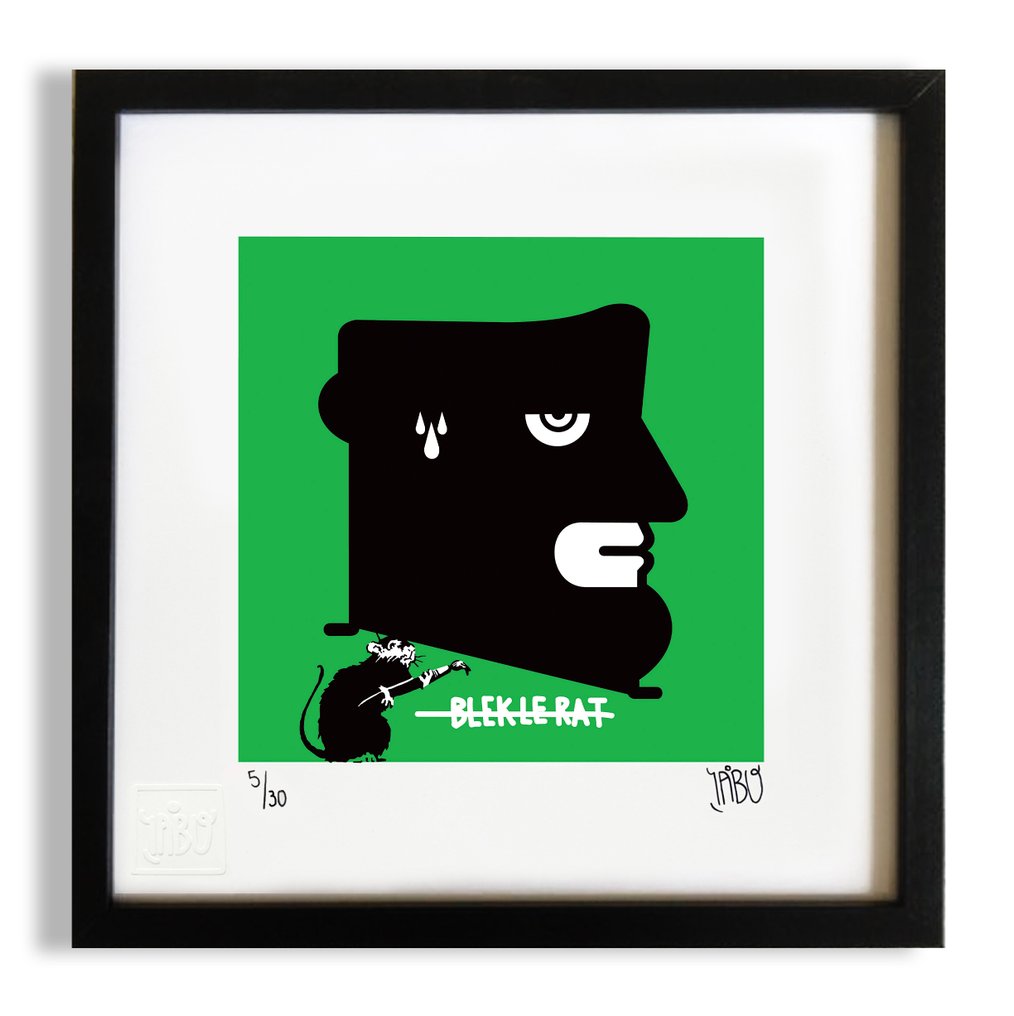 IABO - Street War (Banksy Versus Blek Le Rat - portrait) #2.1