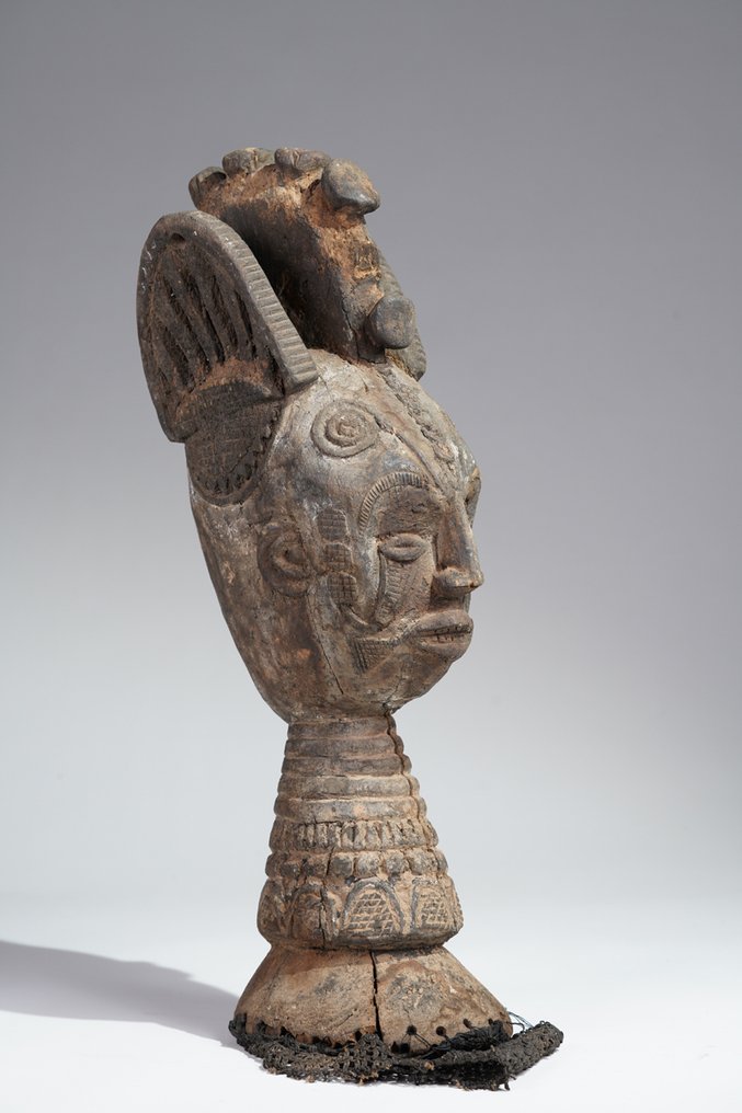 一个木头头 - 头 - Ibo - 尼日利亚  (没有保留价) #4.3