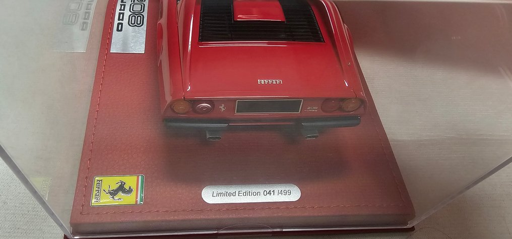 BBR 1:18 - Modell sportsbil - Ferrari 208 GTS Turbo 1983 Rosso Corsa n.41/499 - BBR #2.1