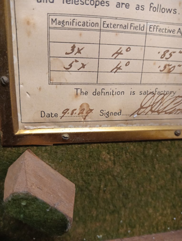 Sextante - Latão, Madeira, Aço #1.0