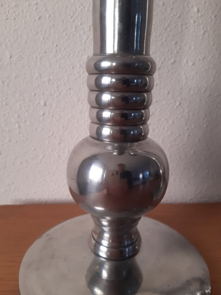 Vase (2) - Solifleur - Aluminium - Large trumpet bass #4.3