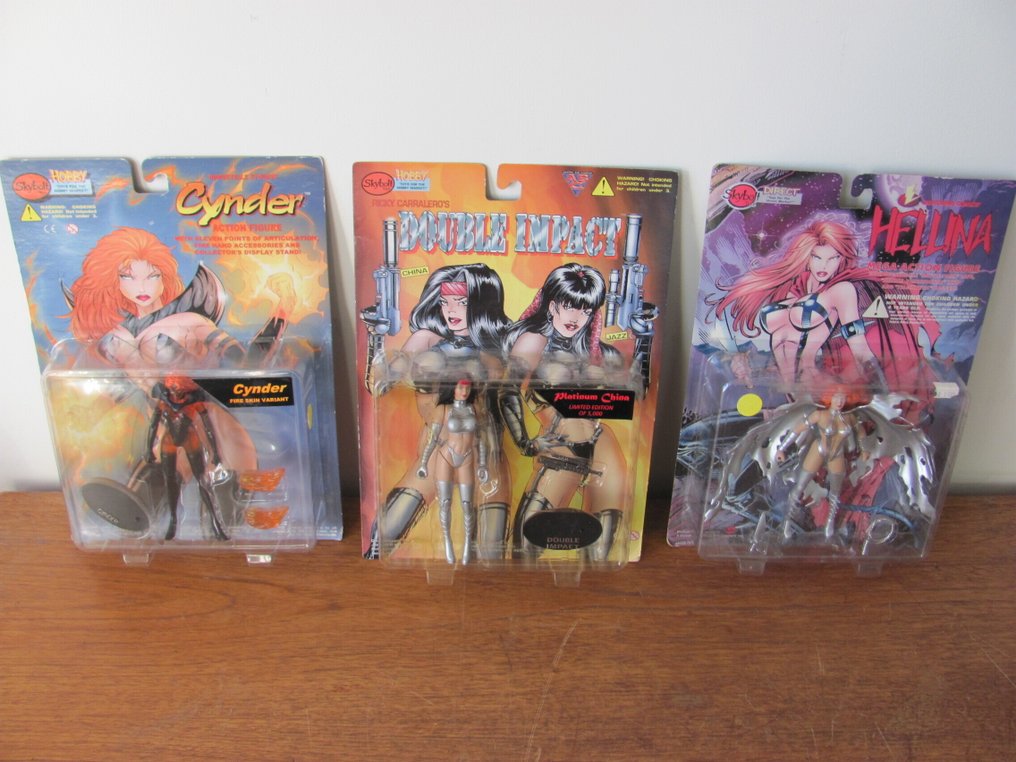 Skybolt  - 戰士玩偶 5x Double impact china (limited edition)-Cynder -Hellina - 1990-2000 - 美國 #1.0