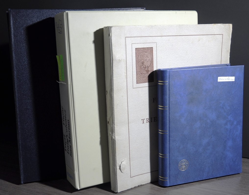 Italia, Vatikanstaten og San Marino  - Samling i album, lagerbok og ringperm (218 bilder) #1.0