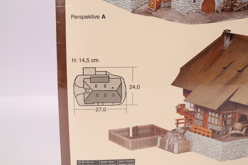 Faller H0 - 130365 - 模型火車建造工具 (1) - 黑森林农舍建筑套件 #4.3