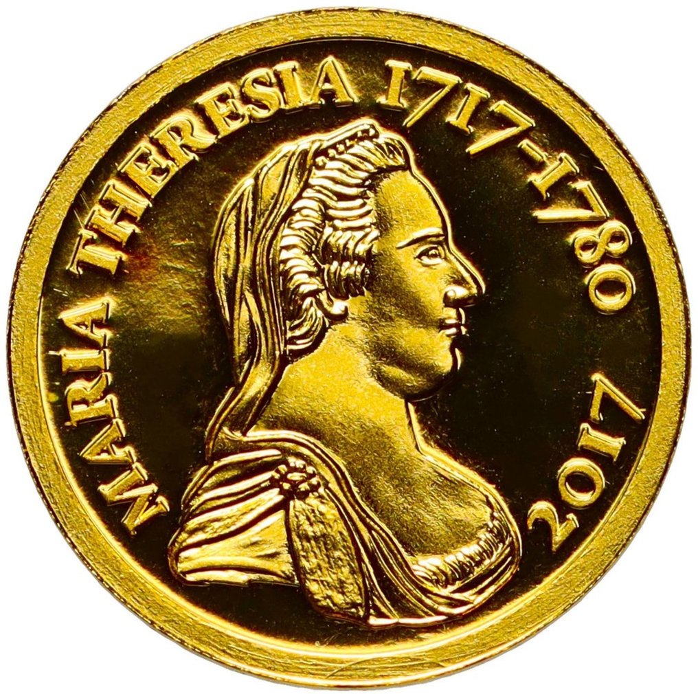 Côte d'Ivoire. 100 Francs 2017 « Impératrice Marie Thérèse Habsbourg (1717-1780) », (.999) Proof. 100 Francs 2017 "Empress Maria Theresia Habsburg (1717-1780)", (.999) Proof  (Sans prix de réserve) #1.0