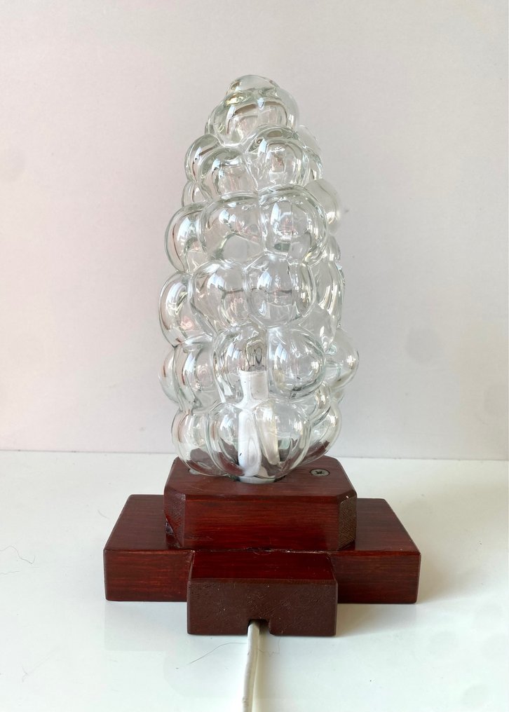 Επιτραπέζιο φωτιστικό - Γυαλί, Ξύλο - Φωτιστικό Μπάλες Σταφυλιού #3.2