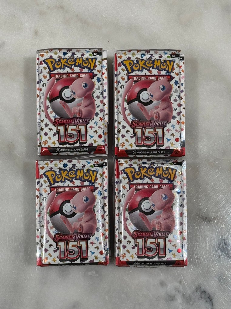 Pokémon - 4 Booster pack - English 4 x 151 Booster Packs #1.0