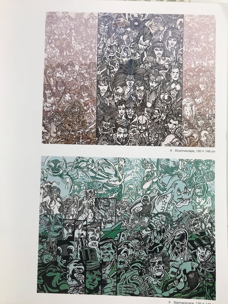 Erró - Maquette et Catalogue d'exposition [Galerie Montenay] - 1992 #4.3