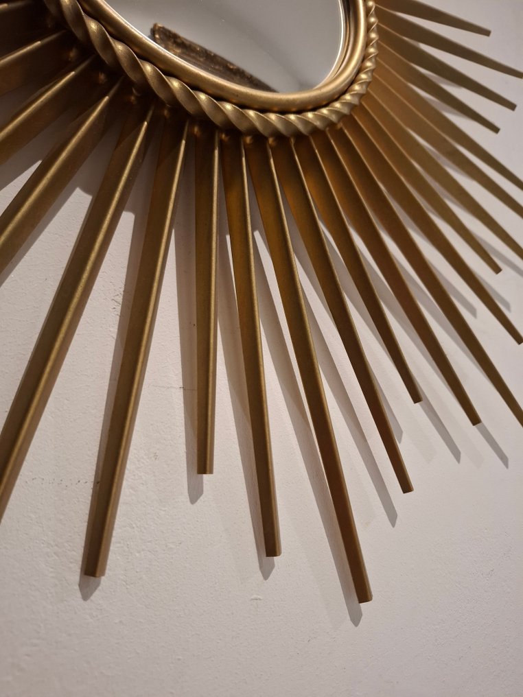 Chaty Vallauris - Espelho  - Aço - Espelho de sol 50cm assinado #3.2