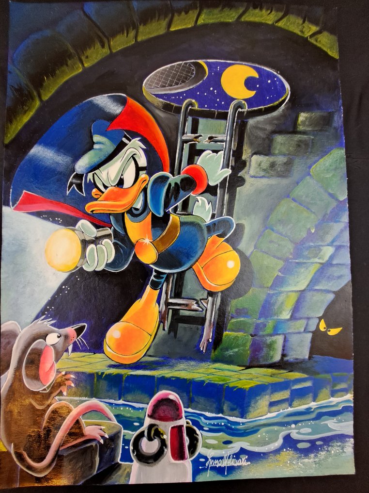 Molinari, Lara - 1 Original colour drawing - Paperinik #1.0