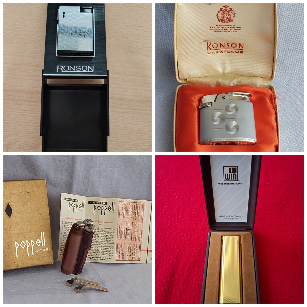 Ronson - Varatronic 2000 - 沒有保留價 - 袖珍打火機 - 鋼 -  (4) #1.0