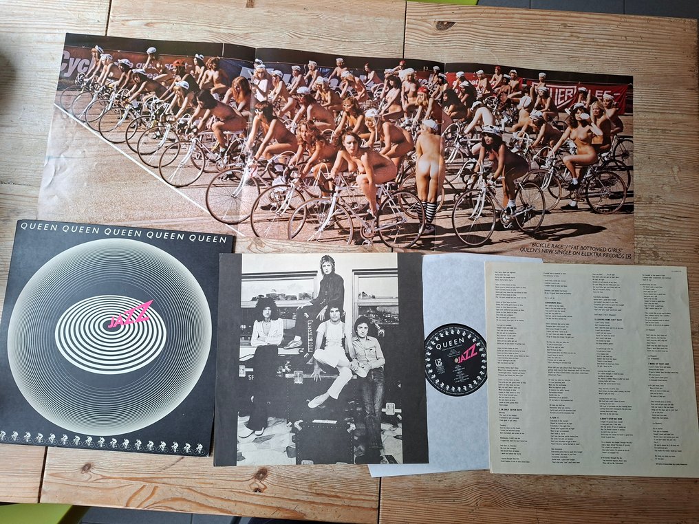 Queen - Jazz LP + Poster (Japanese 1st Pressing) - LP - Ιαπωνική εκτύπωση - 1978 #2.1