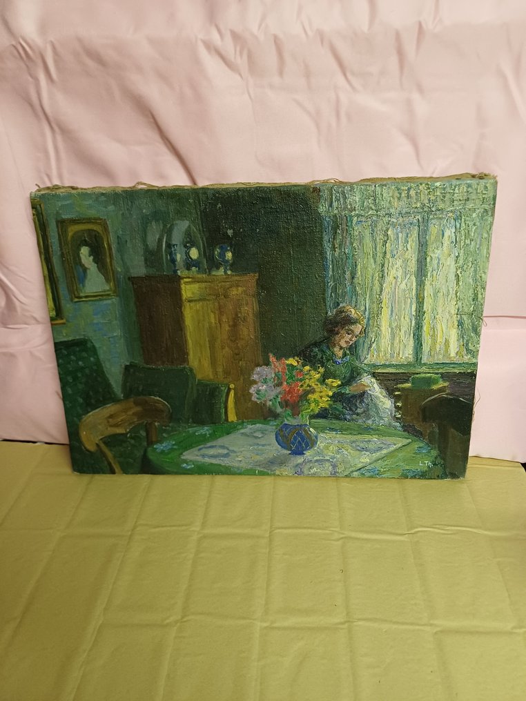 歐洲學派 (XIX) - Interieur mit Nächerin #1.0