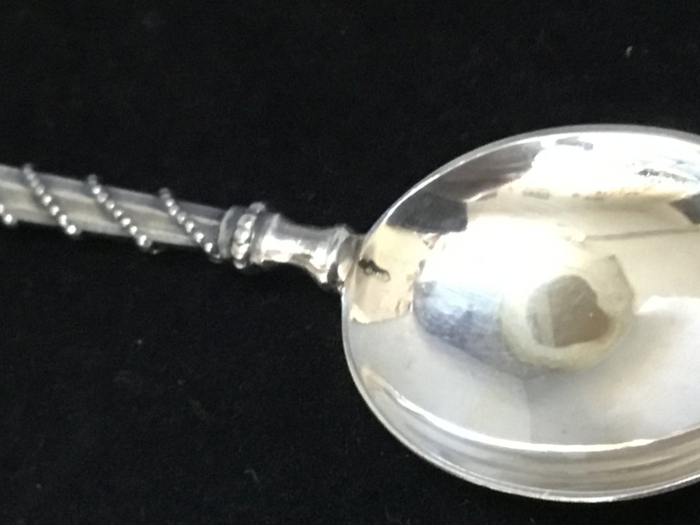 Tea spoon (11) - Silver - Niekerk model Kroon #2.1