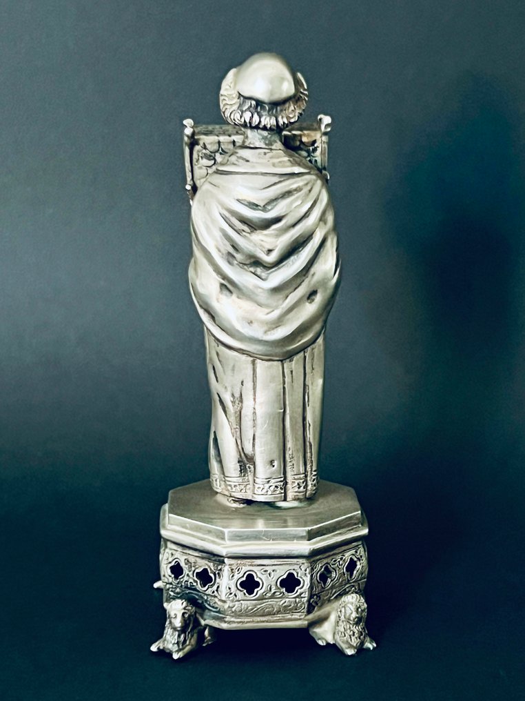  Λειψανοθήκη - Ασημί - 1850-1900 - Ασημένιο λειψανοθήκη του 19ου αιώνα  #3.2