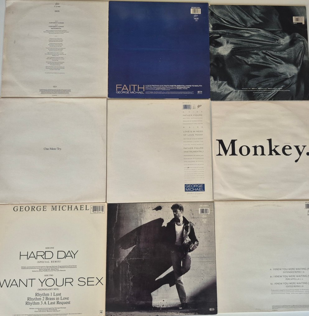 George Michael - 9x Super Maxi 12" Singles from the greatest - A Different Corner - Titoli vari - Disco in vinile - 1985 #1.0