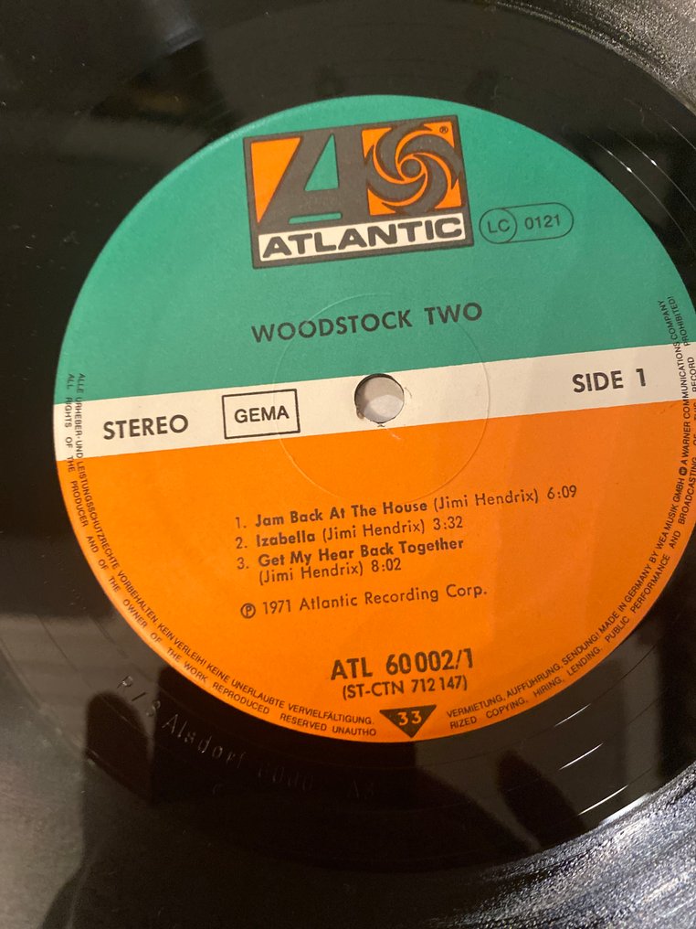 Various Artists/Bands in Rock - Πολλαπλοί καλλιτέχνες - Woodstock Two - Δίσκος βινυλίου - Reissue - 1973 #4.3