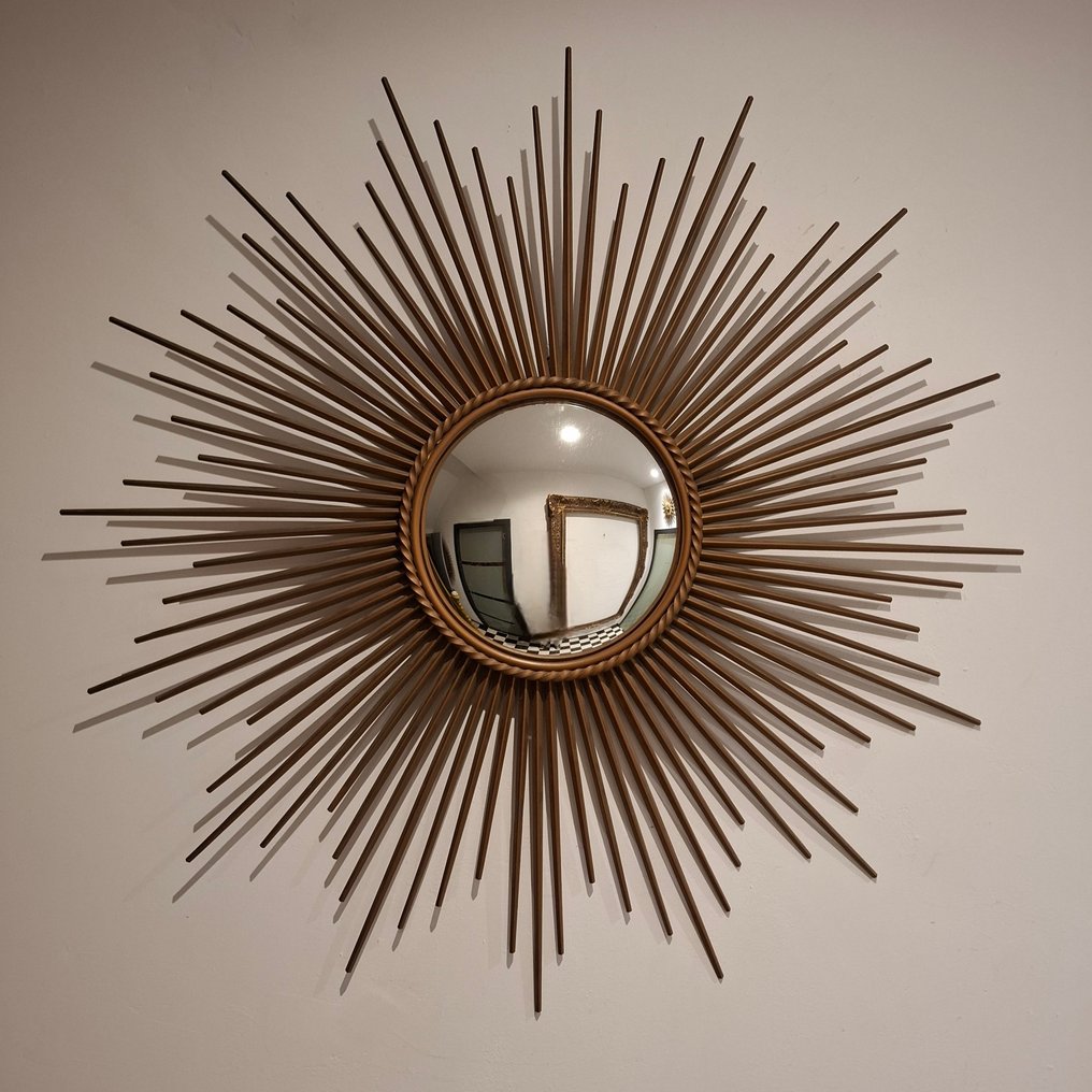 Chaty Vallauris - Καθρέφτης  - Χάλυβας - Καθρέφτης ήλιου 85cm υπογεγραμμένος #1.0