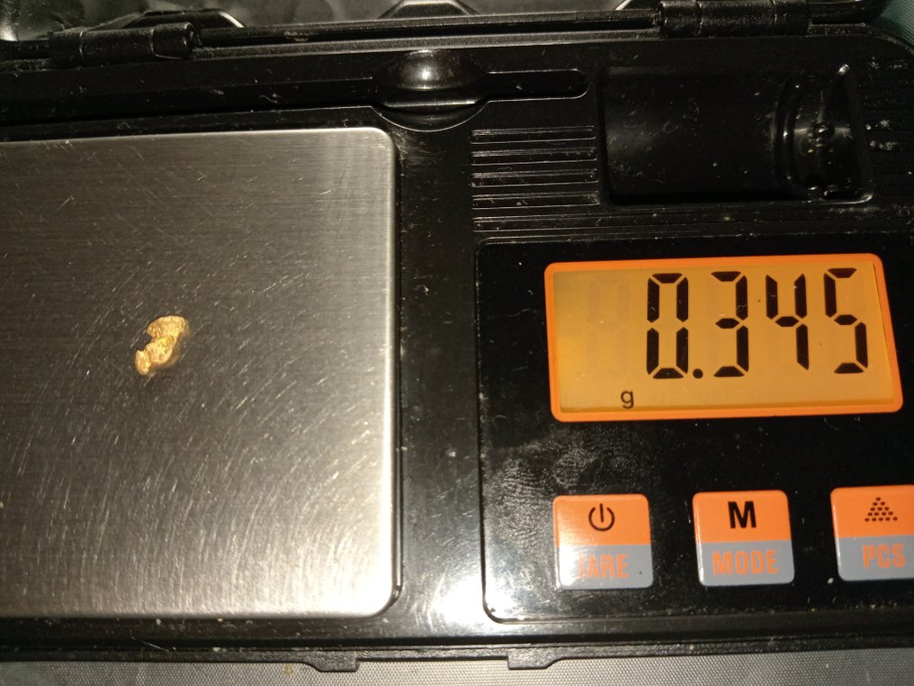 Πολύτιμη Χρυσή Πεπίτα - λίμνη Ivalojoki, Λαπωνία Ψήγμα- 0.34 g - (1) #4.3