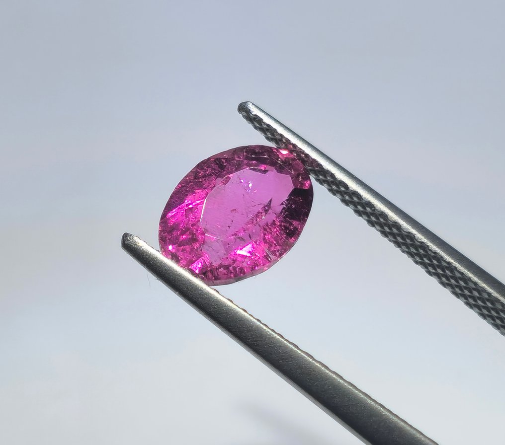 没有保留价 - 1 pcs  粉色 电气石  - 1.83 ct - 国际宝石研究院（IGI） - 浓烈的粉色Rubellite #1.0