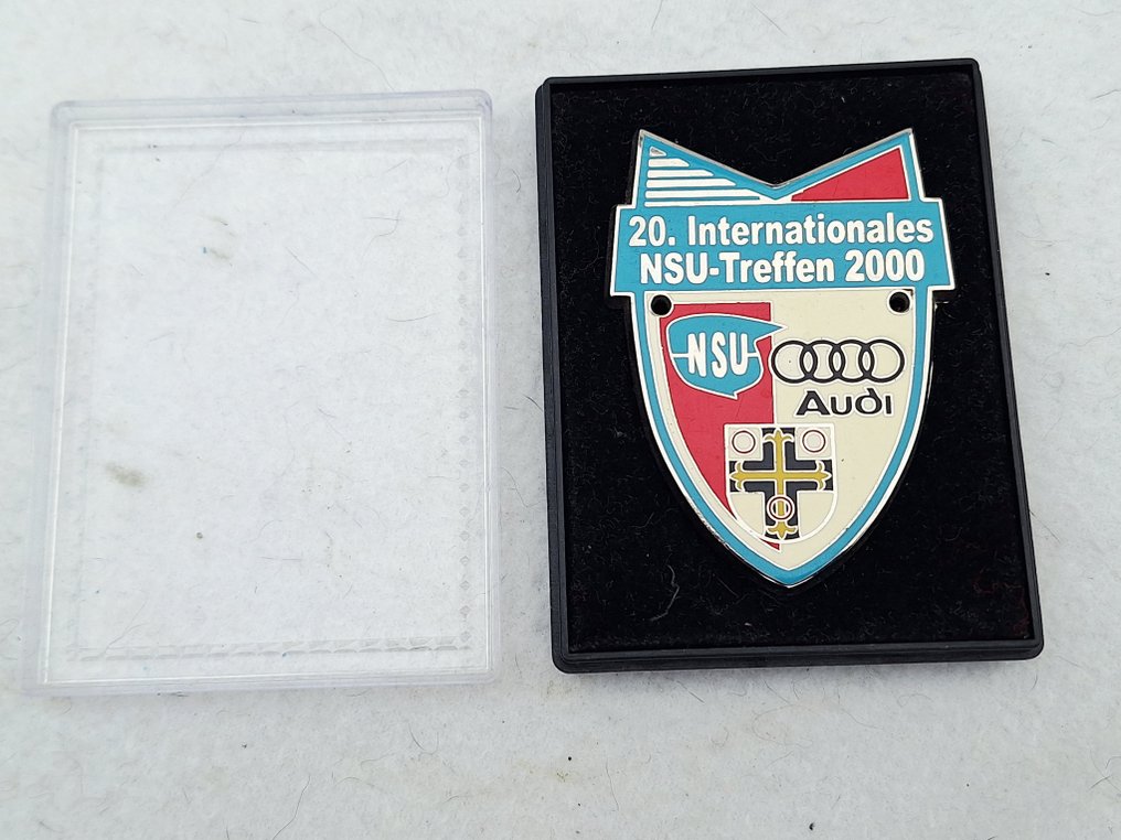 NSU / Audi - 吉祥物 - 20. Internationales NSU-Treffen - 金属上的搪瓷 #1.0