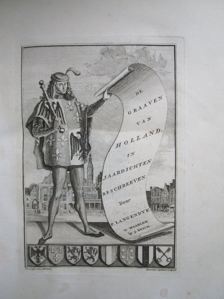 Pieter Langendyk - De Graaven van Holland(groot papier editie) - 1745 #1.0