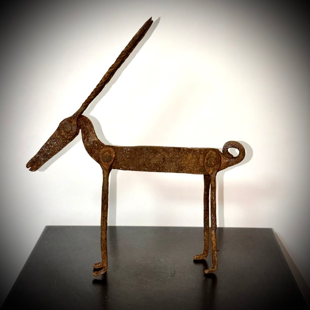 Antilope en fer noir - Γλυπτό - Μπουρκίνα Φάσο  (χωρίς τιμή ασφαλείας) #4.3