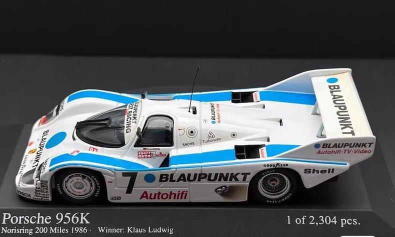 Minichamps 1:43 - Modelauto - Porsche 956K #1.0