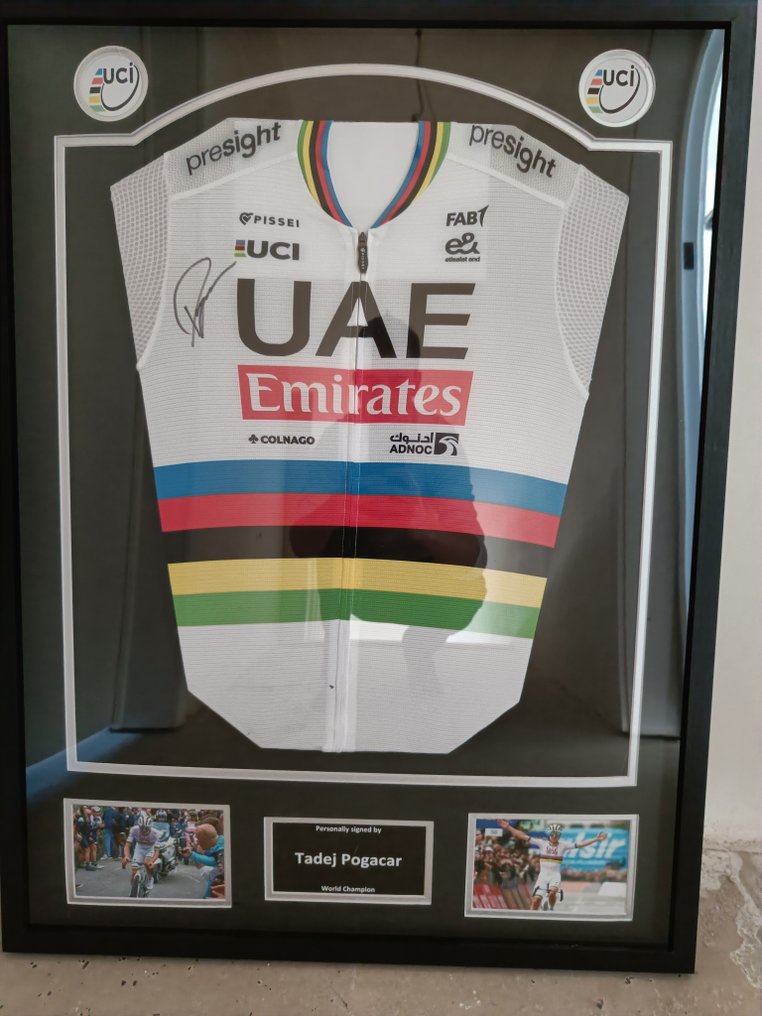 UAE Team Emirates - Παγκόσμιο Πρωτάθλημα Ποδηλασίας - Tadej Pogacar - Μπλούζα ποδηλασίας #2.1