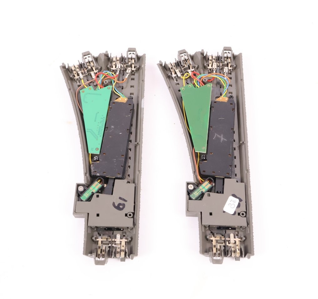 Märklin H0 - 24612/74490/74460 - Γραμμές τρένου μοντελισμού (2) - Δύο ψηφιακές C-Rails αντιστραφείς #1.0