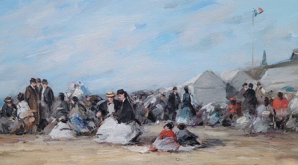 Camille Rousseau (1949) - Dimanche en Normandie ~ Cabourg Plage #2.1