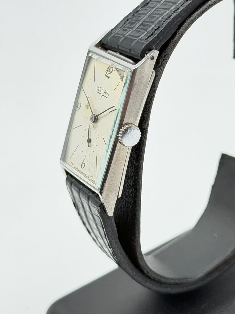 Vulcain - art decó swiss made rectangular - 没有保留价 - 中性 - 1970-1979  #4.3