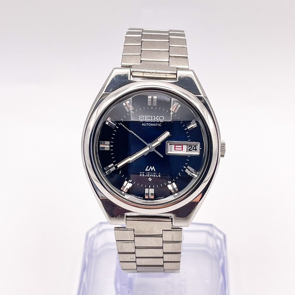 Seiko - LM "Deep Blue Sunburst" [Near-Mint]  光焦 – Kōshō – Focused Light - χωρίς τιμή ασφαλείας - 5606-8130 - Άνδρες - 1975 #1.0