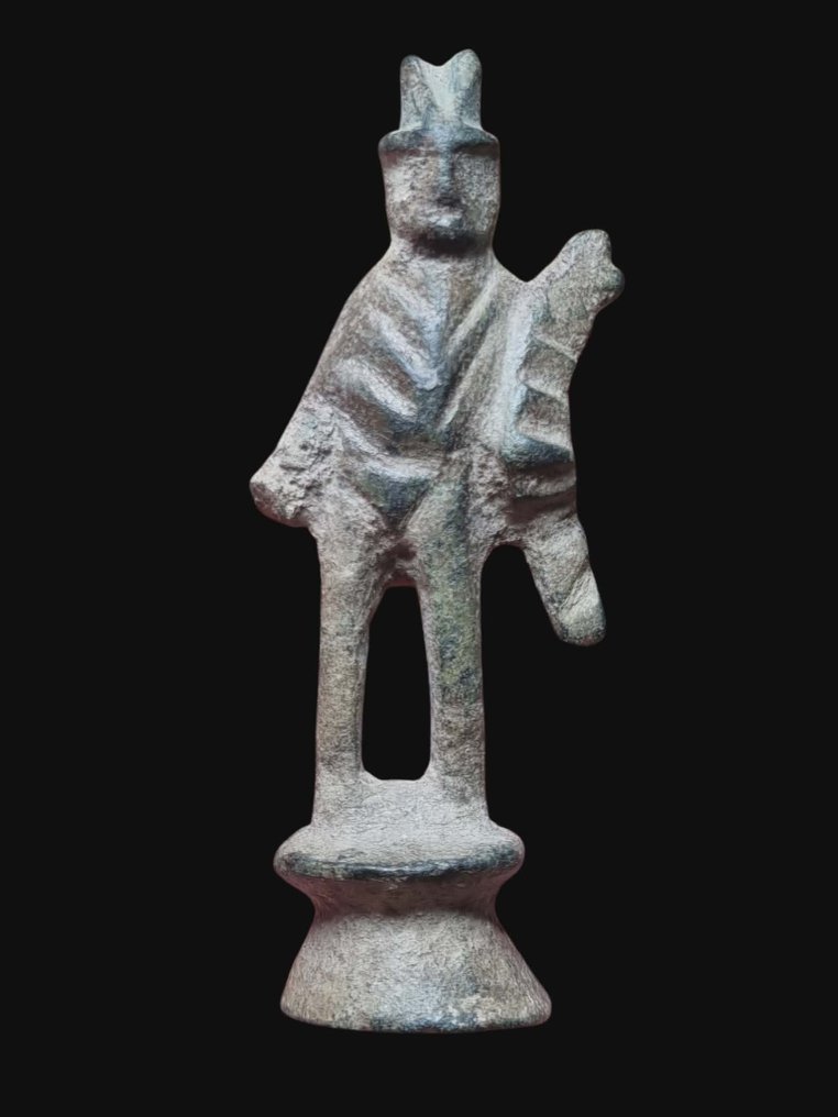 Romersk antik Bronze Interessant Hermes-statuette  (Ingen mindstepris) #1.0