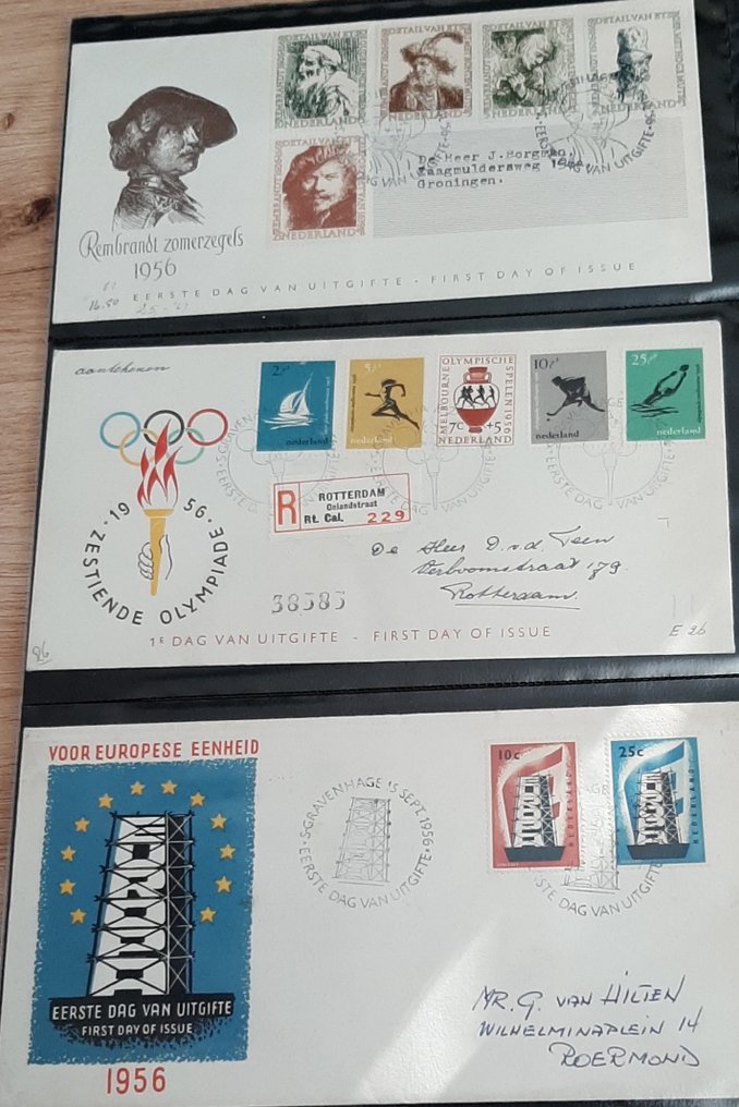 Ολλανδία 1953/1974 - Συλλογή 120 FDC σε άλμπουμ Importa PS3. - NVPH tussen E12 en E133 vanaf E17 compleet #4.3