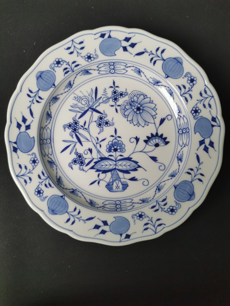 Meissen - Cipolla blu - 6 Piatti da cena con D. 25cm - Σερβίτσιο δείπνου (6) - Πορσελάνη #2.1