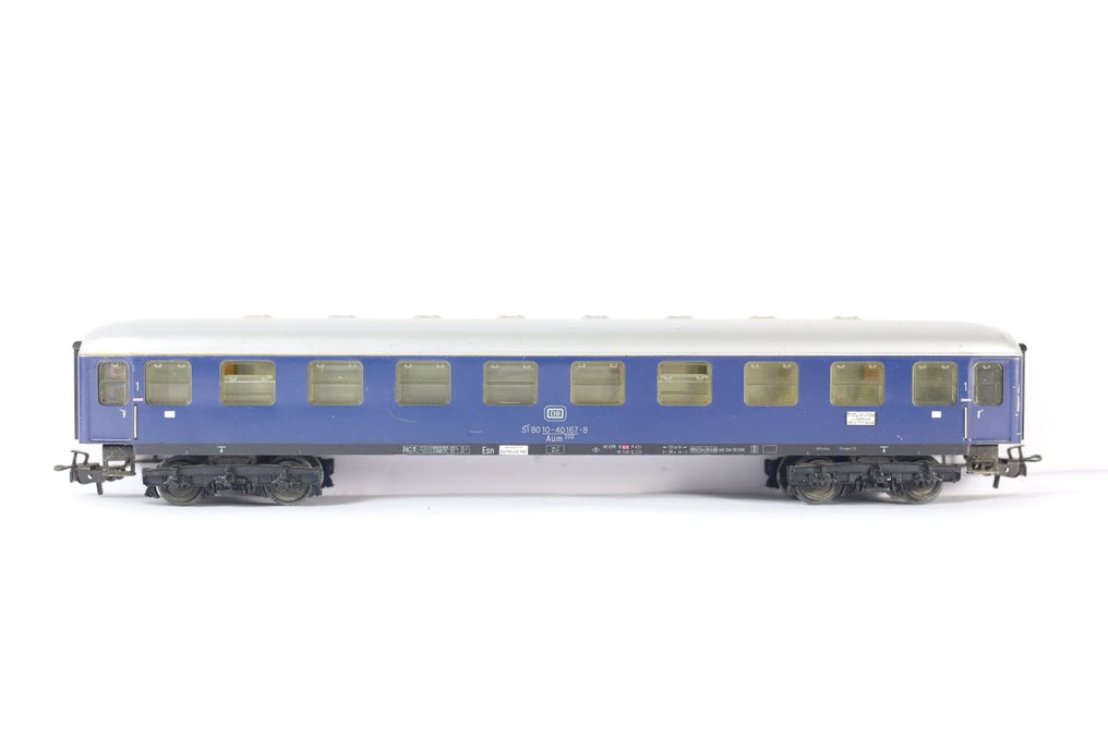 Märklin H0 - 4051 - Επιβατικό τρένο μοντελισμού (5) - 6 μεταλλικοί επιβατικοί συρμοί - DB #3.2