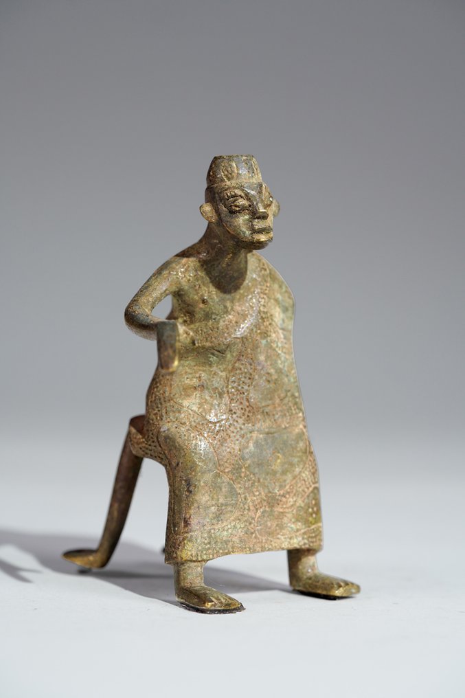 青铜雕塑 - Fon - 贝宁  (没有保留价) #4.3