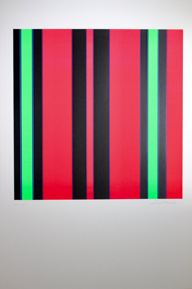 Günter Fruhtrunk (1923-1982) - Vertikale Neon #2.1