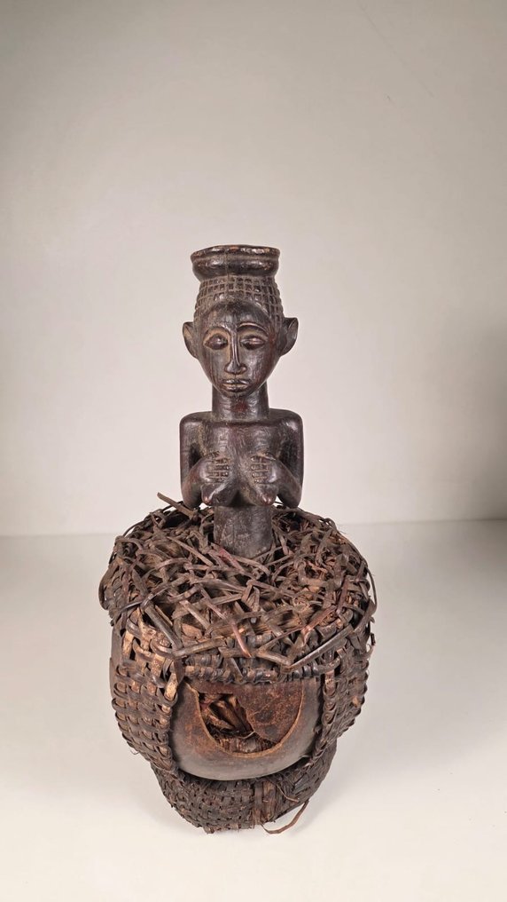 Relicário de madeira - Taboa - Congo RDC  (Sem preço de reserva) #1.0