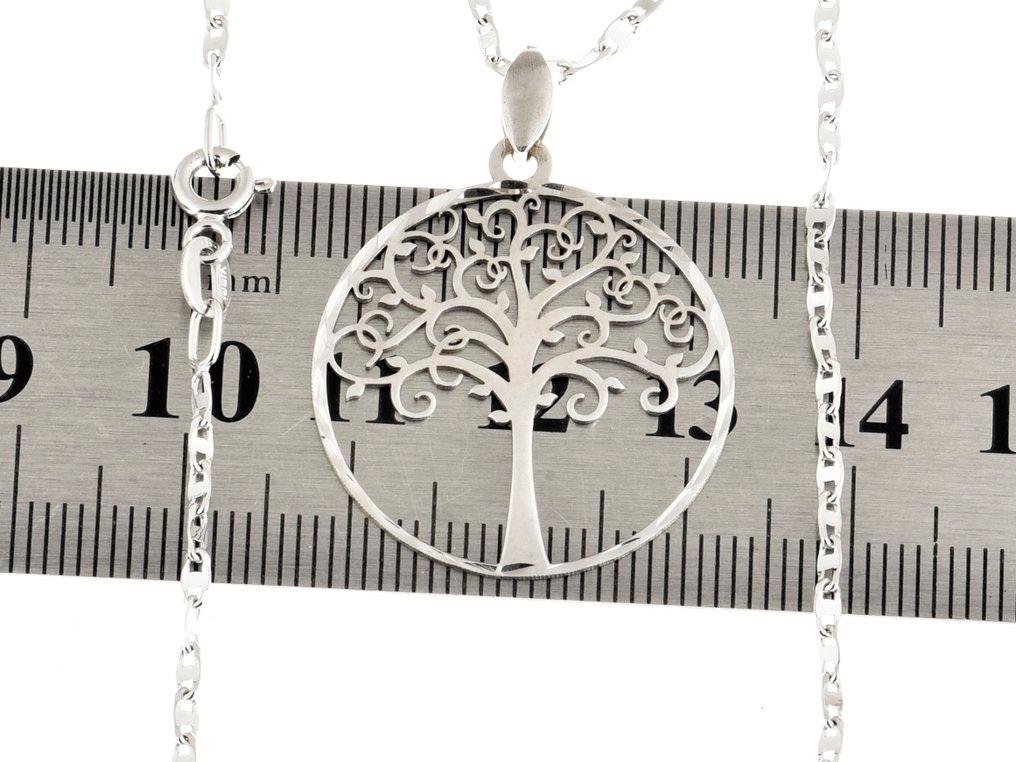 Vieri - Halskette mit Anhänger - 18 kt Weißgold #4.3